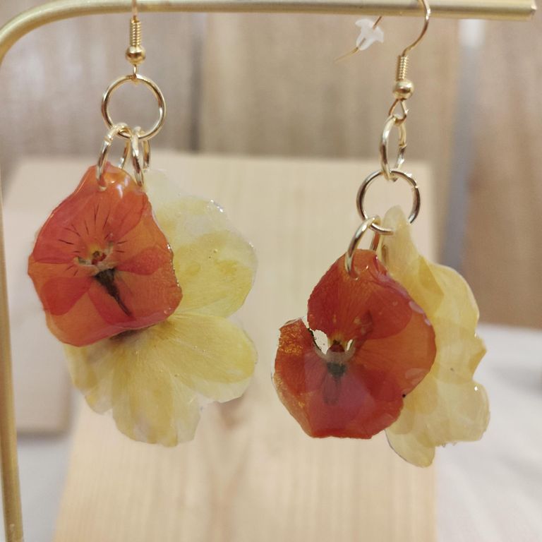 Pendientes de Flor